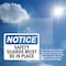 Signmission Safety Guards Must Be In Place OSHA Notice Sign, Plastic, 14in W x 10in L, 2PK OS-2PACK-NS-P-1014-L-18209 - alternate 2